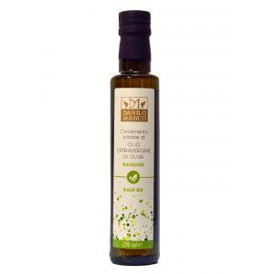 Virgin Olive Oil and basil Condiment 250ml