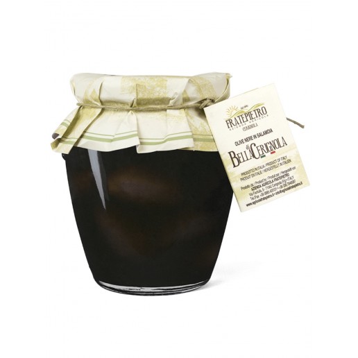 Belle di Cerignola Black Olives 550ml